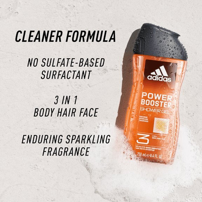 Xhel dushi Adidas Power Booster, 400 ml