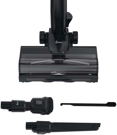 Fshesë me korrent vertikale Hoover HF610HX 011, pa kabllo, 40 min, 0.7L, e zezë
