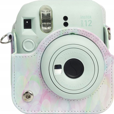 Çantë mbrojtëse LoveInstant për Fujifilm Instax Mini 12, model Soap Bubbles, me rrip