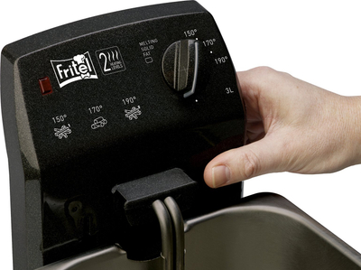 Fritezë elektrike Fritel Turbo SF 4151, 2400W, 3L, e zezë