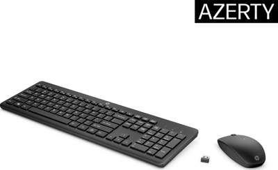 Сет тастатура и глушец HP 230, безжичен 2.4 GHz, 1600 DPI, бел