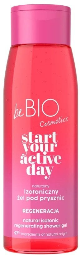 Гел за туширање Be Bio Biostart Your Active Day, регенерирачки, 400 ml