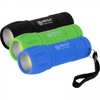 Elektrik dore COB Flashlights 66141, set 12 copë, 100 lumene, me 3x AAA