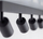Spot tavani TK Lighting Top, 127 cm, 6 drita GU10, metal i zi