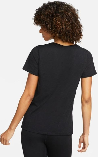 Bluzë sportive Nike DF Tee FD2986 010, pambuk, për goca, e zezë
