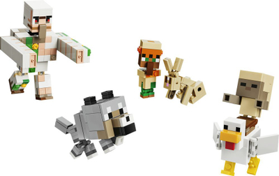Lodra LEGO Minecraft Sulmi i Kalorësit të Pulës në Shkretëtirë, 21592, 428 pjesë