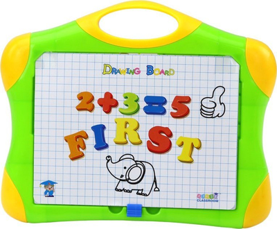 Tabla magnetike edukative Leantoys, me shkronja dhe numra, shumëngjyrëshe
