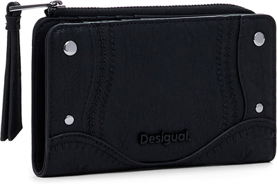 Kuletë për femra Desigual Embro Patch Emma Black, e zezë