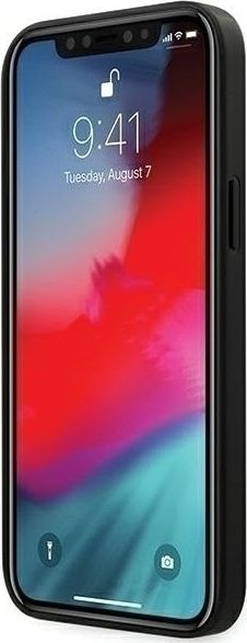 Mbrojtëse telefoni Ferrari Off Track FEOGOHCP12LRE, për iPhone 12 Pro Max 6.7", hardcase me lëkurë të perforuar, e kuqe