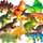 Lodër figurina dinosauri, set 12 copë, shumëngjyrëshe
