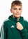 Xhaketë sportive për kalamaj Adidas Tiro 24 Jr IM8796, poliestër i riciklum, me kapuç, jeshile