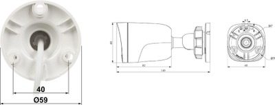 Kamerë IP Tiandy AK Color Maker TC-C321N-AKI3WEY2.8V2.0, 2MP, 2.8mm, IR 30m, e bardhë