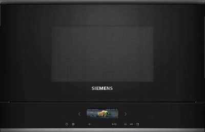 Mikrovalë e integruar Siemens BF722R1B1 iQ700, 21L, 900W, e zezë