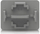 Kapak porti RJ45 Ubiquiti UACC-RJ45-Cover, për U-RACK-6U-TL, polikarbonat, gri