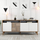 Kabinet TV Kalune Design Milan, 180cm, MDF, dru dhe i bardhë