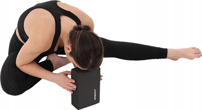Bllok yoga HMS KJ02, shkumë EVA, madhësi e vogël, gri