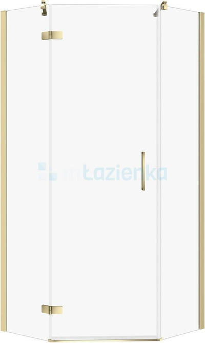 Kabinë dushi Cersanit City S584085, 80x80 cm, xham transparent, ari me shkëlqim