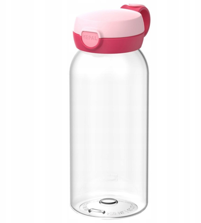 Shishe për ujë Mepal Flip Cap Campus, 600 ml, pa BPA, rozë