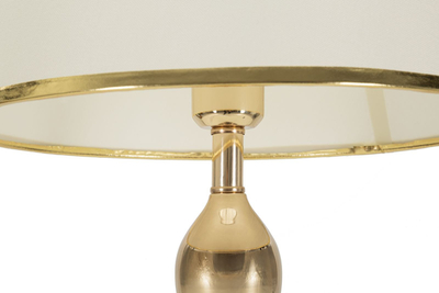 Lampë tavoline Bratislava, 33x59 cm, metal, bezhë
