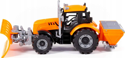 Lodër traktor bore Wader Polesie Progress, me plug bore, 31cm, portokalli