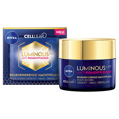 Krem nate për fytyrë Nivea Cellular Luminous 630, 50 ml