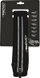 Rrip beli sportiv Avento Hip Belt, xhep elastik me zinxhir, reflektues, i zi me argjend