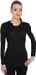 Bluzë termo për goca Brubeck Base Layer LS10850, masa M, e zezë