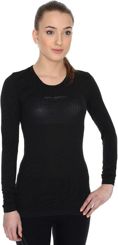 Bluzë termo për goca Brubeck Base Layer LS10850, masa M, e zezë