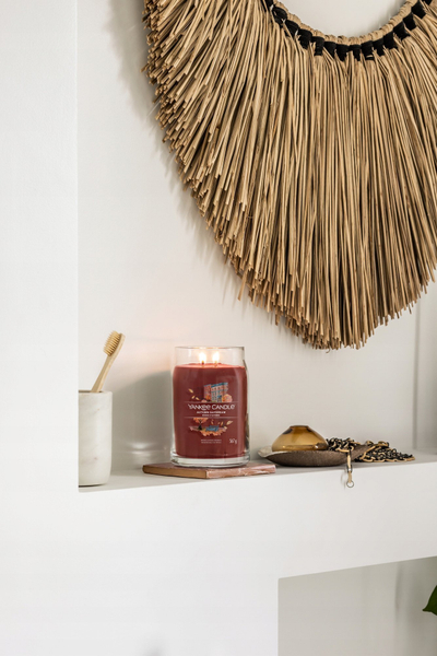 Qiri aromatik Yankee Candle Signature Autumn Daydream, 567g, i madh, shumëngjyrësh