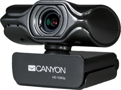 Webkamera Canyon CNS-CWC6N, 3.2MP, 2K QHD, e zezë