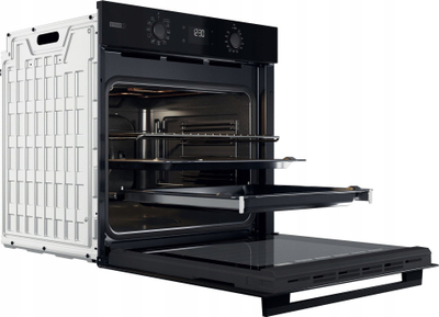 Furrë inkastruese Whirlpool OMSK58CU1SB, 71L, A+, e zezë