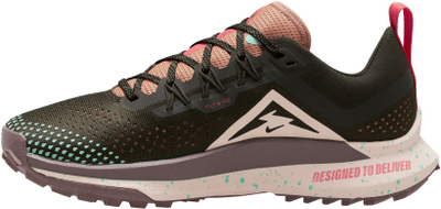 Atlete trail Nike React Pegasus Trail 4, femra, UK 8, Sequoia Guava Ice