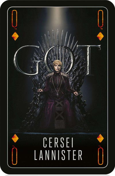 Letra loje Waddingtons Game of Thrones, set standard, dizajn personazhe, shumëngjyrëshe