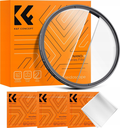 Фотографски филтер K&amp;F Concept NANO-B Sharp Band Center Field Split Diopter, 77mm, проѕирен