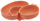 Pjatë për kalamaj Orion Silicone Divided Duck, 19.5x19 cm, portokalli