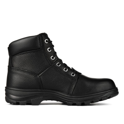 Работни обувки Skechers Workshire M 77009EC, челична капа, кожа, црни