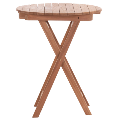 Tavolinë kopshti Director's HEIDEL HM18120, rrumbullakët 60cm, dru teak, ngjyrë natyrale