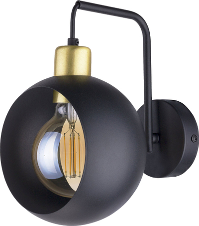Llambë muri ADVITI Jala 1P AD-LD-6224BE27M, 15W, E27, e zezë