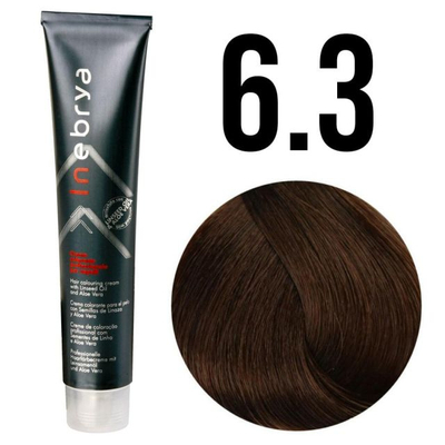 Ngjyrë për flokë Inebrya 6/3, bionde e artë, 100ml
