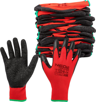 Doreza pune NEO Tools 97-645-8, poliester me latex, madhësia 8