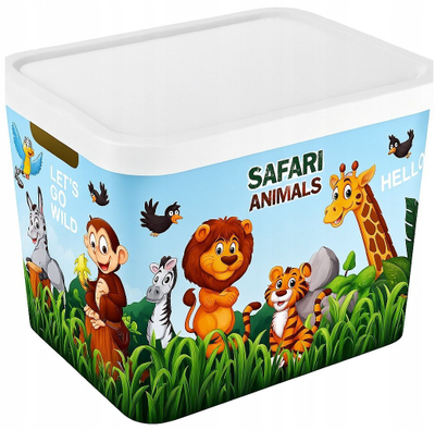 Kuti organizuese STAFI Safari Box, 18L, me kapak, shumëngjyrëshe