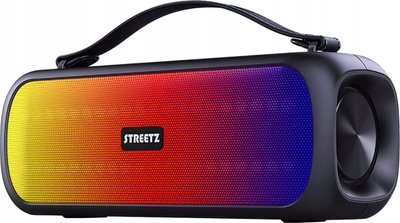 Блуetooth звучник STREETZ CMB-110, 15W, пренослив, црн