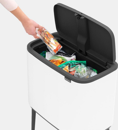 Shportë mbeturinash Brabantia, 36 l, e bardhë