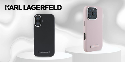 Mbulesë telefoni Karl Lagerfeld FW Metal Plate, për iPhone 16 6.1", MagSafe, rozë