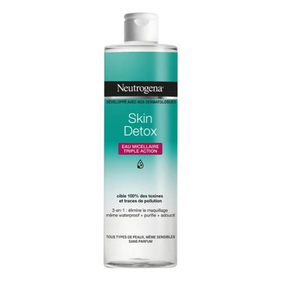 Ujë micellar Neutrogena Skin Detox Triple Action, 400 ml