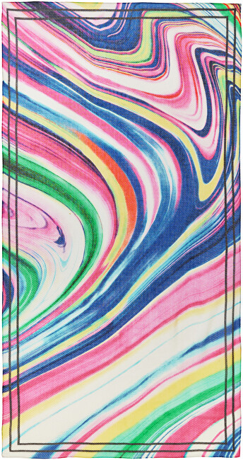Shall për femra Desigual Fou Powercolor, shumëngjyrëshe