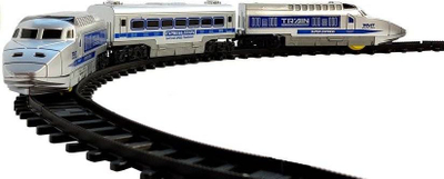 Set tren lodër Leantoys, me bateri, me drita dhe tinguj, shumëngjyrësh