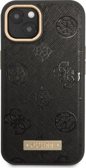 Futlle telefoni Guess GUHMP13MSAPSTK, për iPhone 13 6.1", MagSafe, e zezë