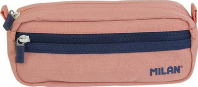 Penar Milan Pencil Case Sachet, me 2 ndarje, rozë