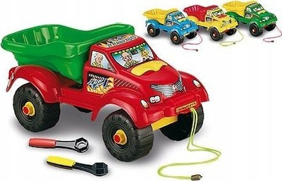 Lodër kamion Spring Truck Marek, mekanizëm me pranverë, MIX ngjyra